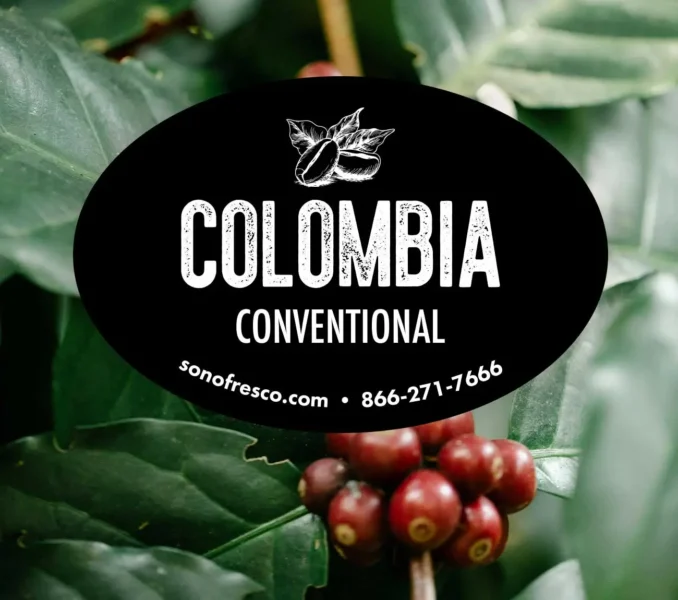 Colombia Conventional Green Coffee Beans in 20LB & 46LB Boxes