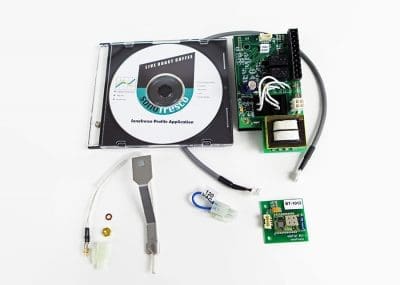Sonofresco Advanced Definition Roasting (ADR) software showing roast profile graph and live temperature curve on screen